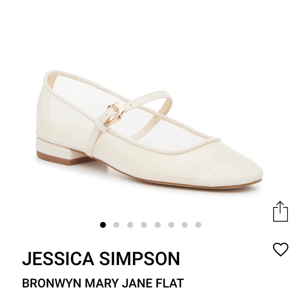 JESSICA SIMPSON MESH 
BRONWYN MARY JANE FLAT